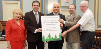 Freeholders recognize open space projects