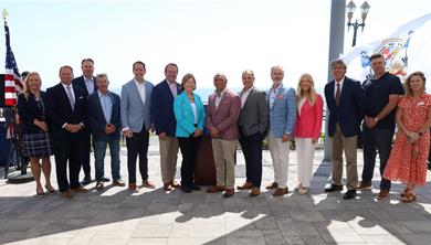 Local and County Officials in a group photo at Ocean Place Resort in Long Branch