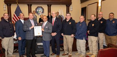 The Monmouth County Board of County Commissioners presented a proclamation in honor of EMS Week which is recognized from May 15-21.&amp;amp;nbsp;