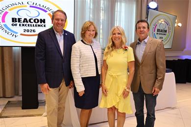 Commissioner Anderson, Commissioner Kiley, Clerk Hanlon, NJ Senator O'Scanlon